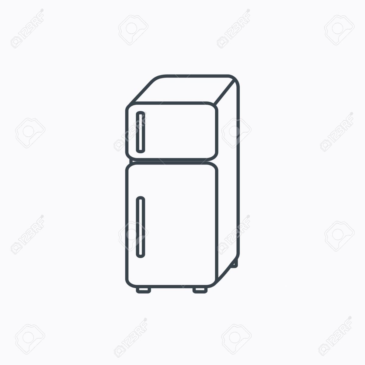 Значок холодильника на планировке