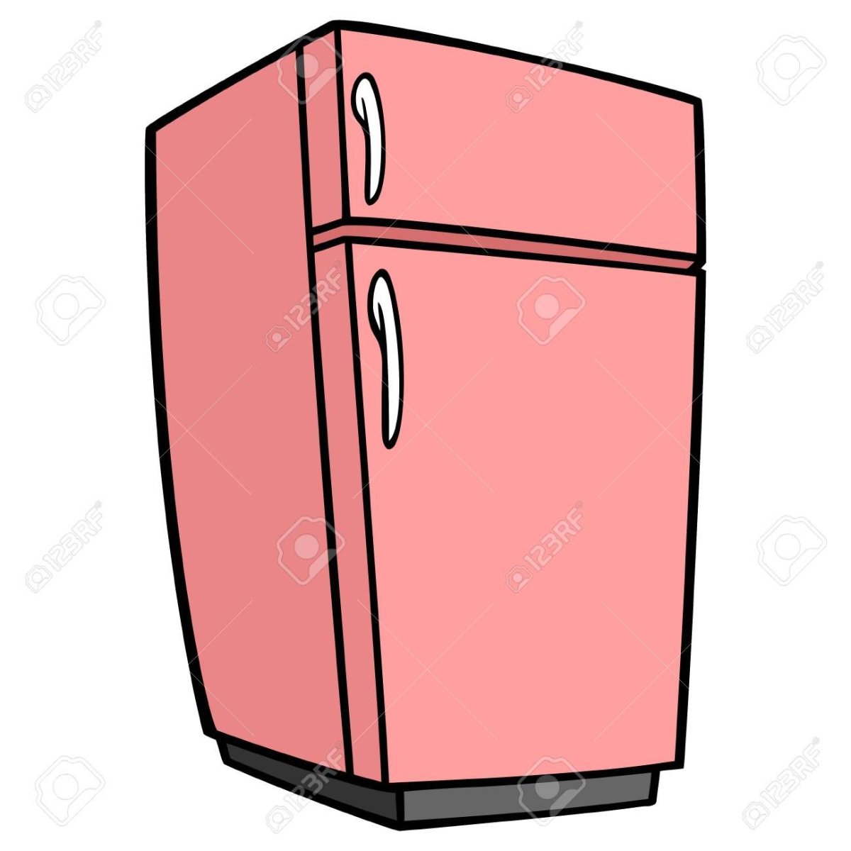 Ретро холодильник чертеж