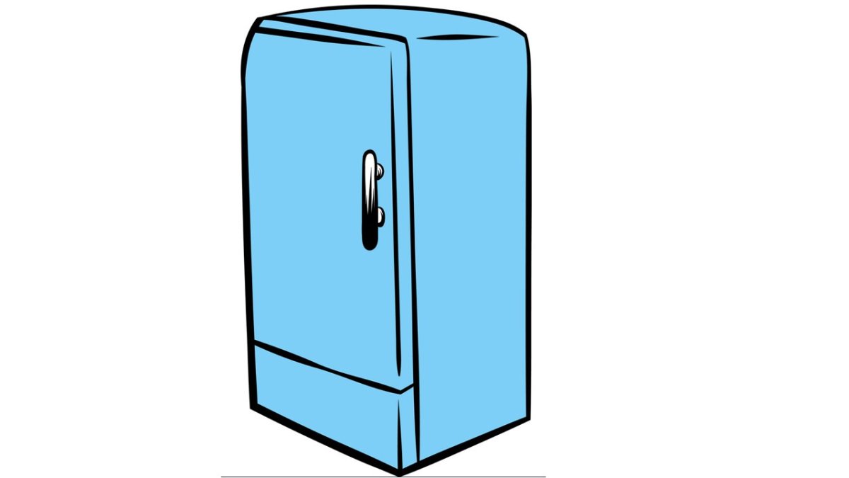 Холодильник мультяшный