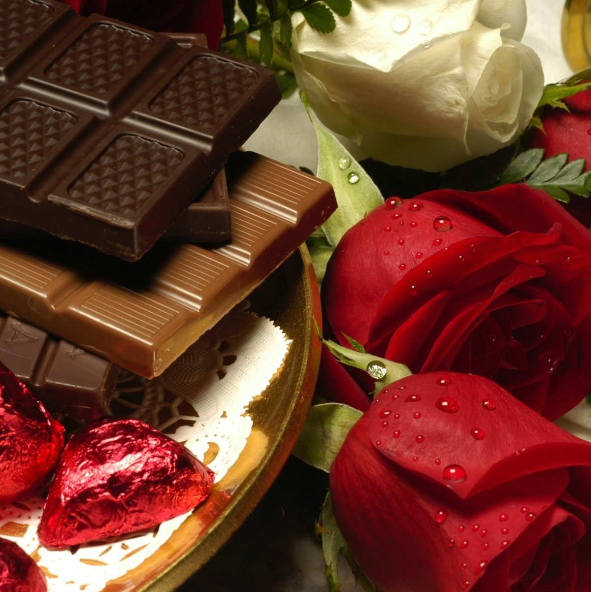 Цветы с конфетами