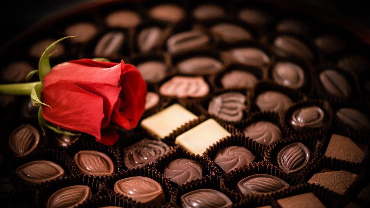 Цветы с конфетами