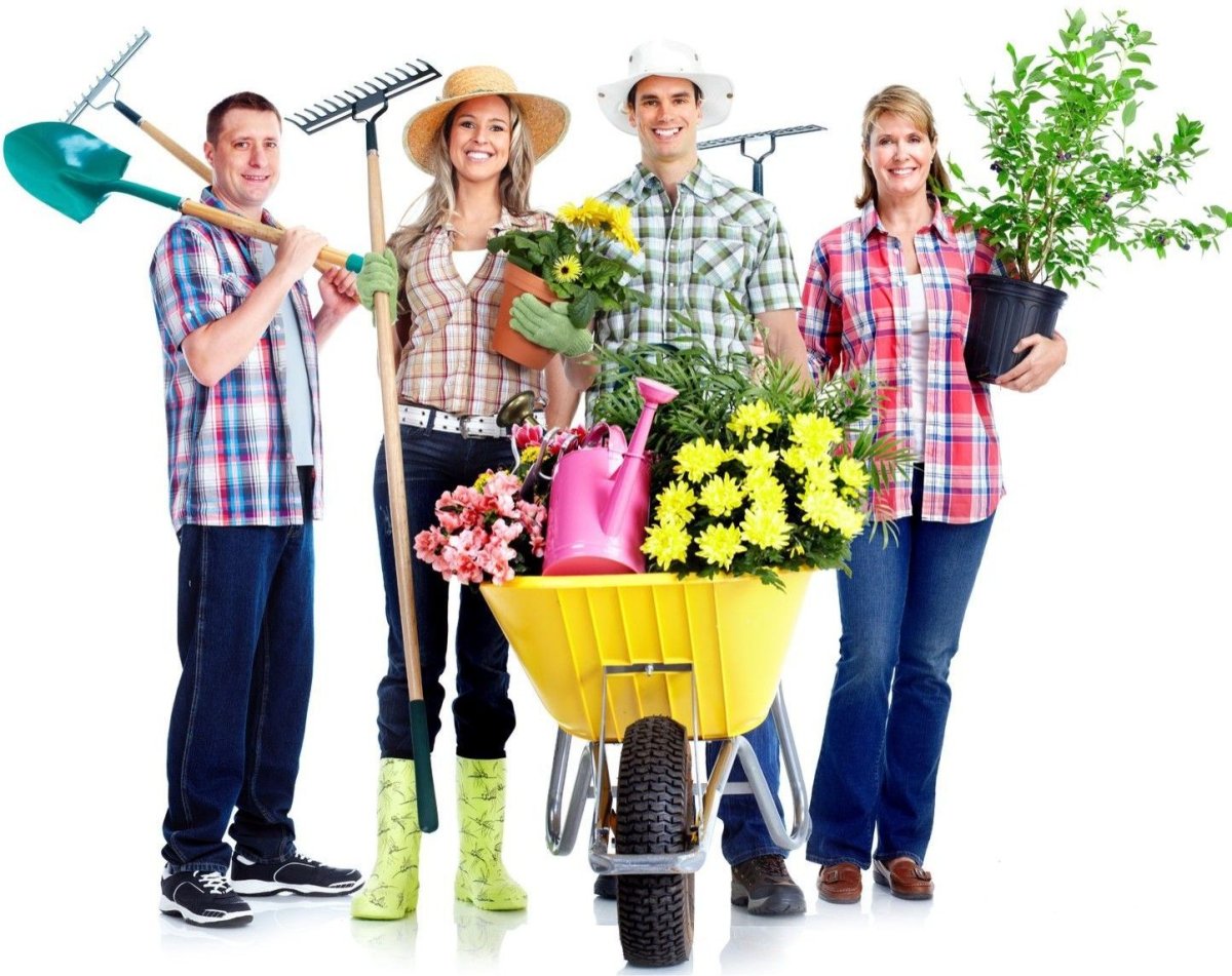 Красивая одежда для сада и огорода