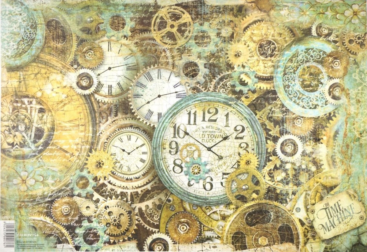 Декупаж стимпанк Стамперия