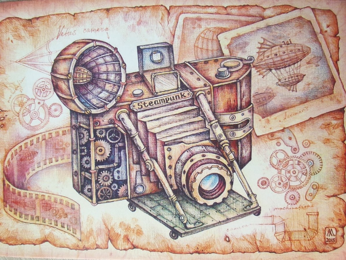 Елизавета Мелкозерова рисунки стимпанк