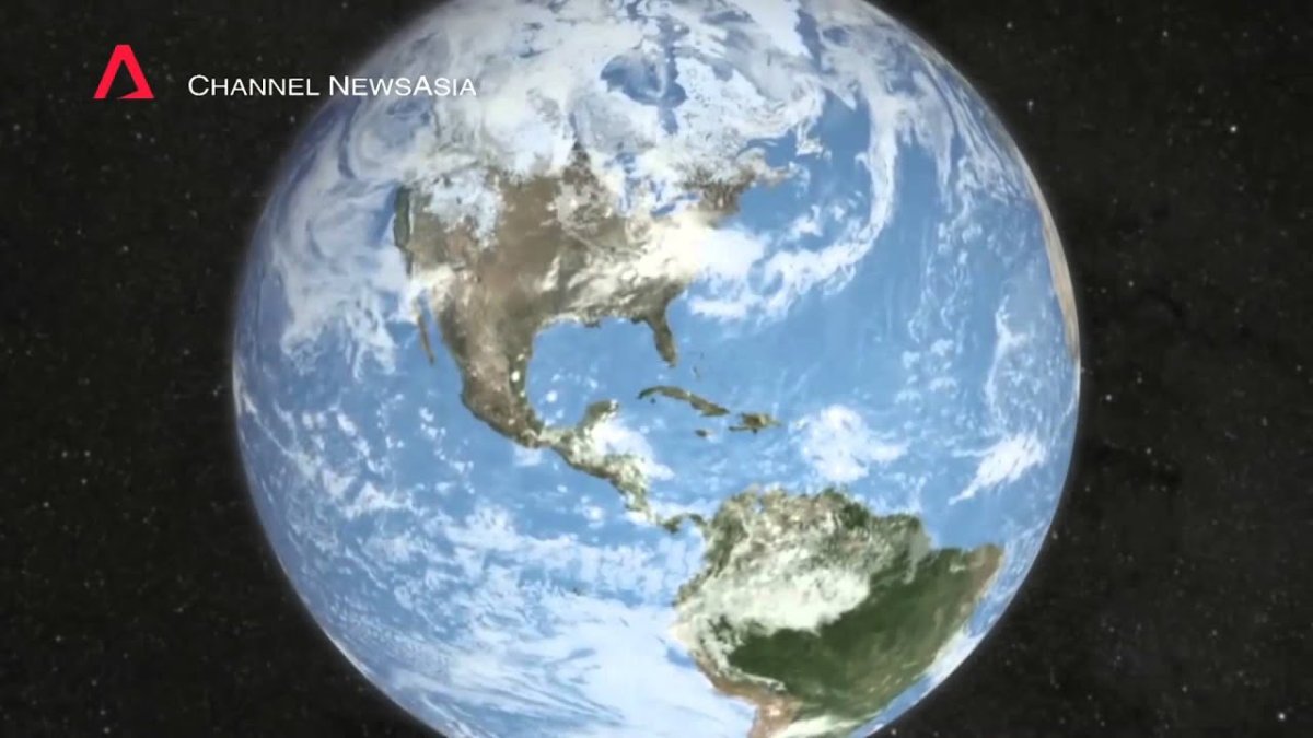 Настоящий вид планеты земля