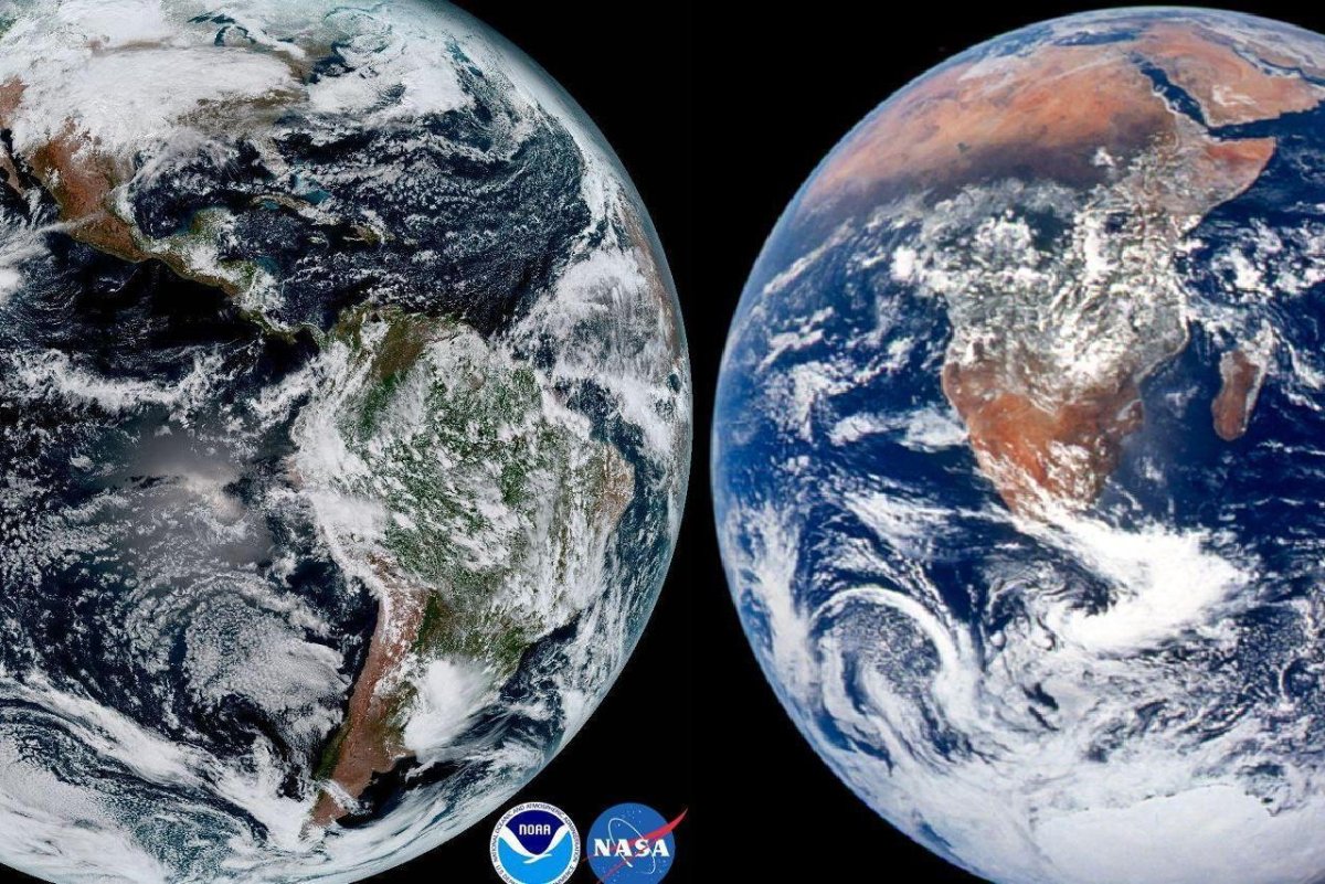 Земля до и после