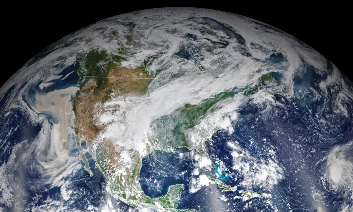 Снимок земли НАСА