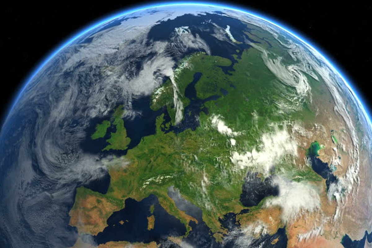 Планета земля из космоса Россия