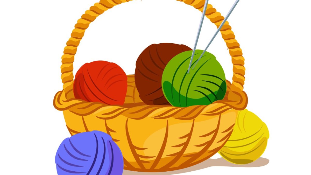 Плетеная корзина скетч