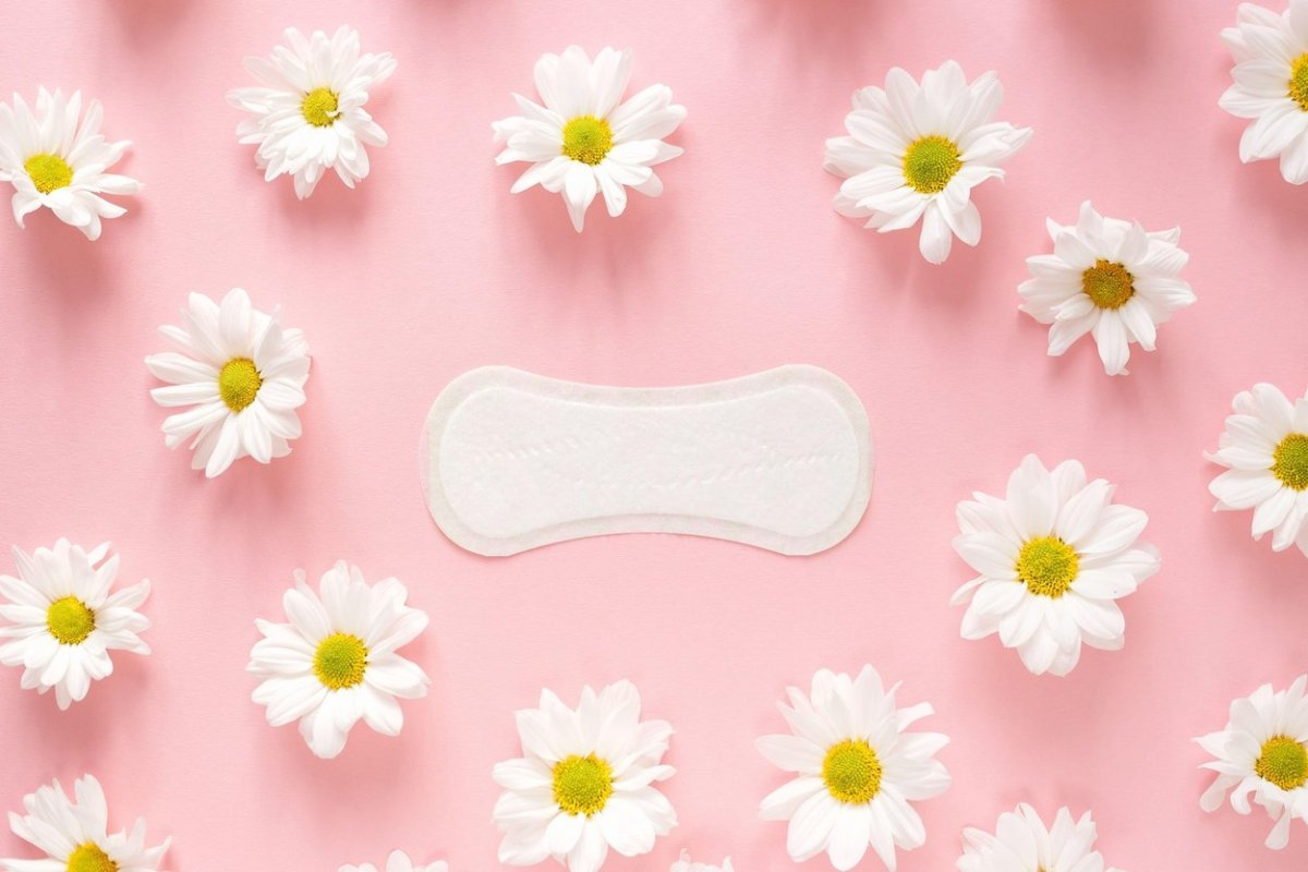 Ромашки на розовом фоне