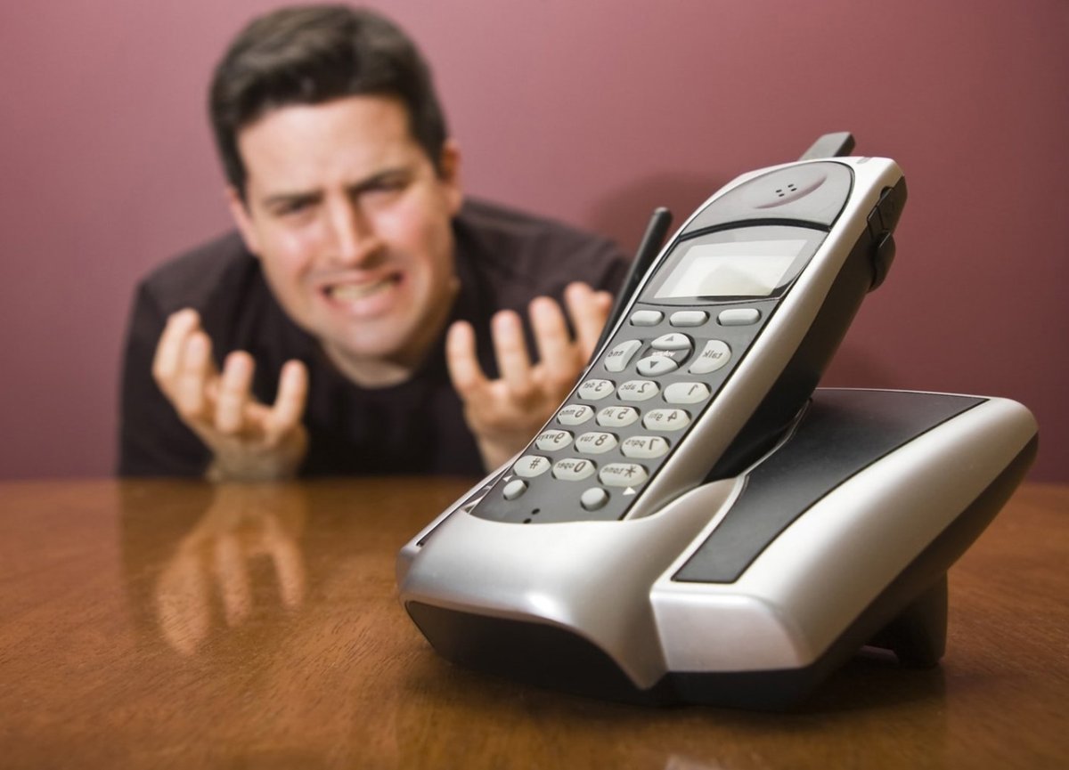 Котенок с телефоном