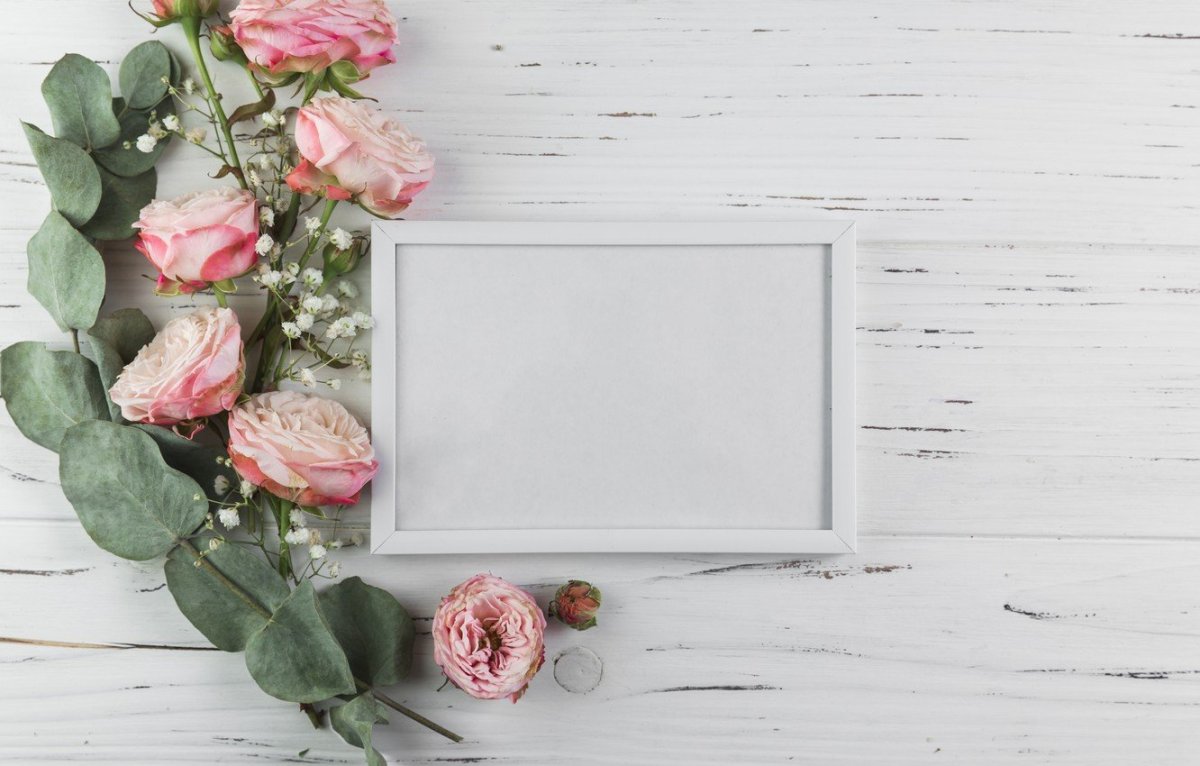 Фотофон с цветами