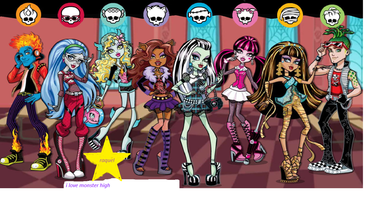 Герои мультика Монстер Хай