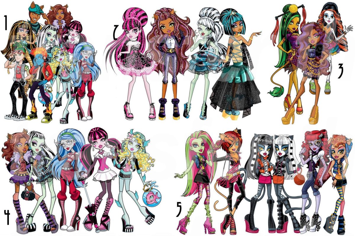 Монстер Хай главные герои