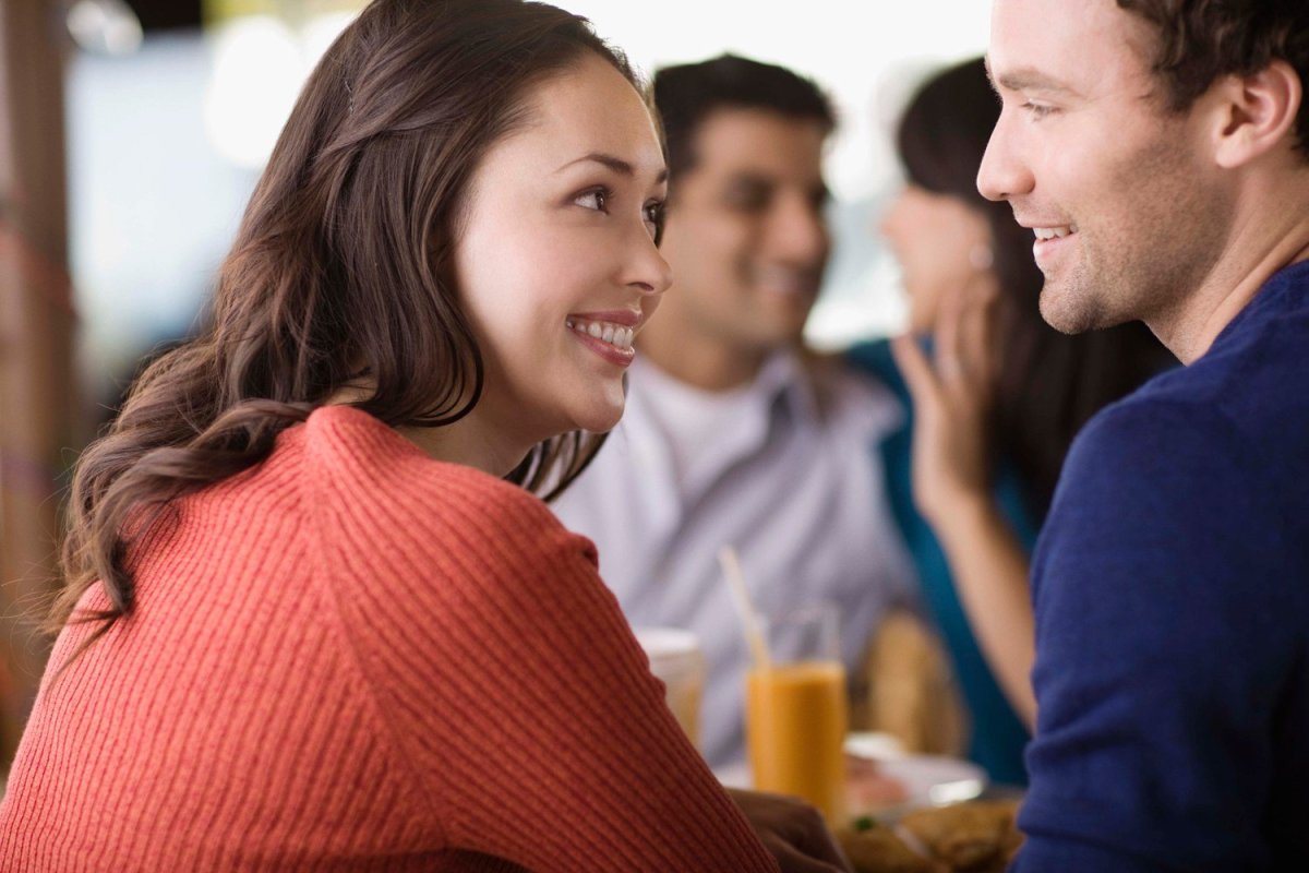 Встреча мужчины и женщины