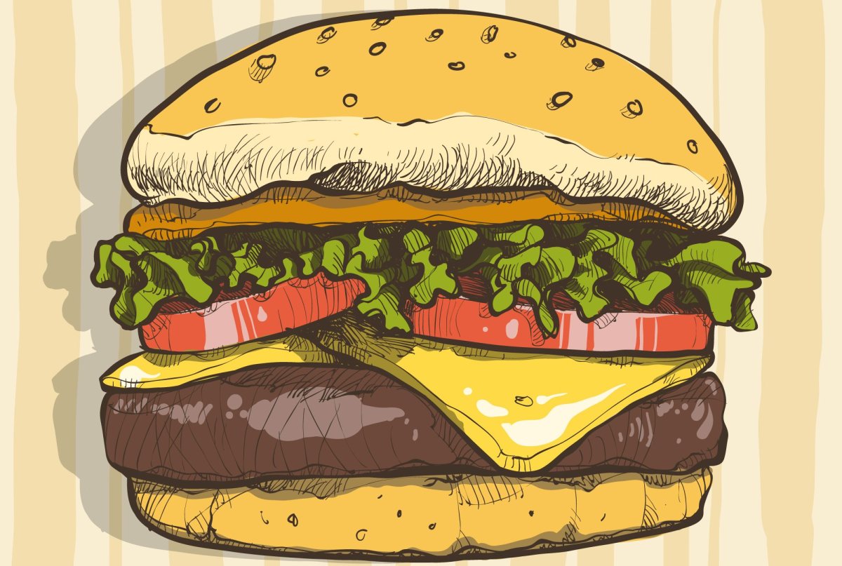 Мультяшные бургеры