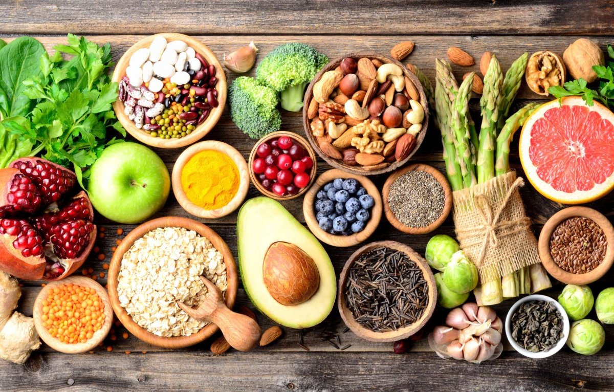 Овощи фрукты фон