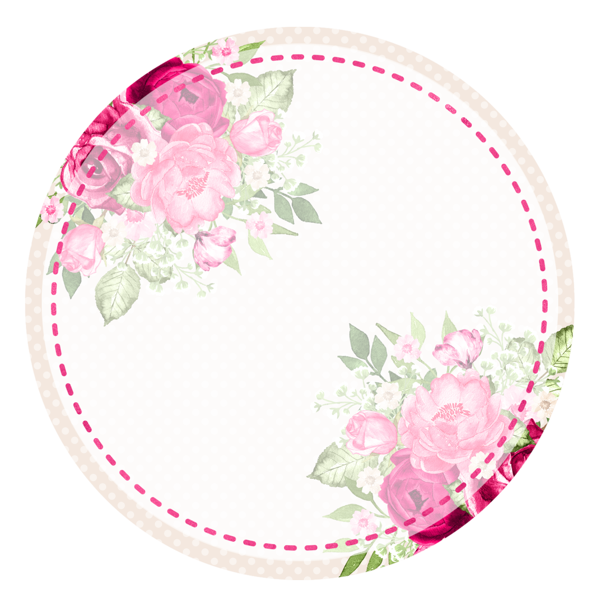 Круглая бирка