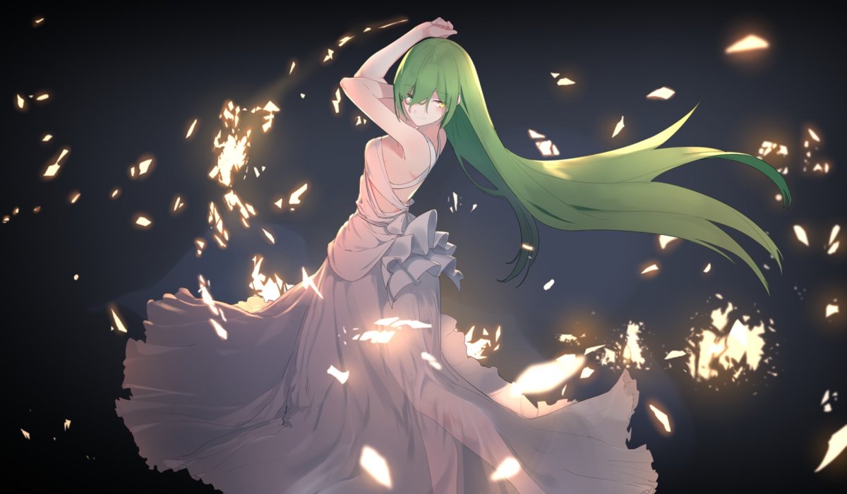 Аниме девушка танцует