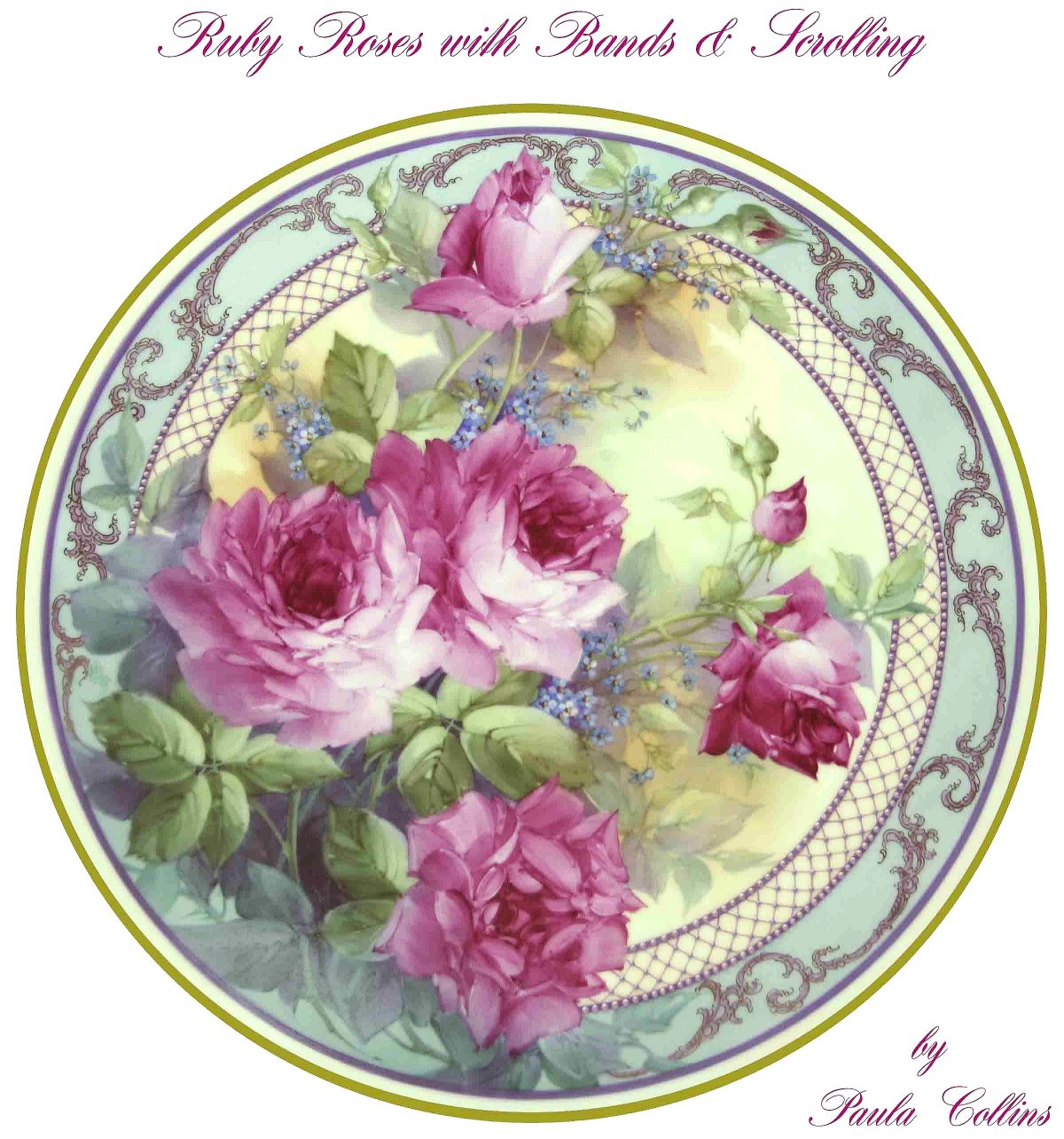 Круглая открытка