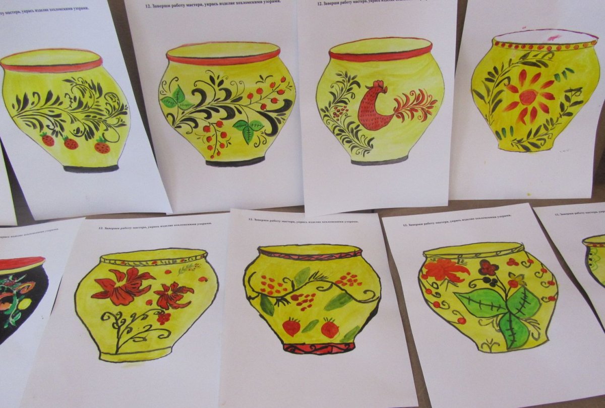 Хохлома для детей старшей группы