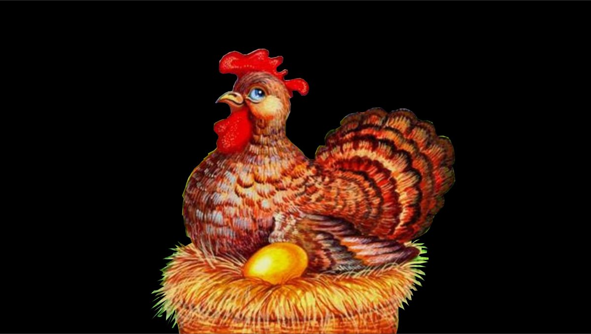 Петушок для декупажа