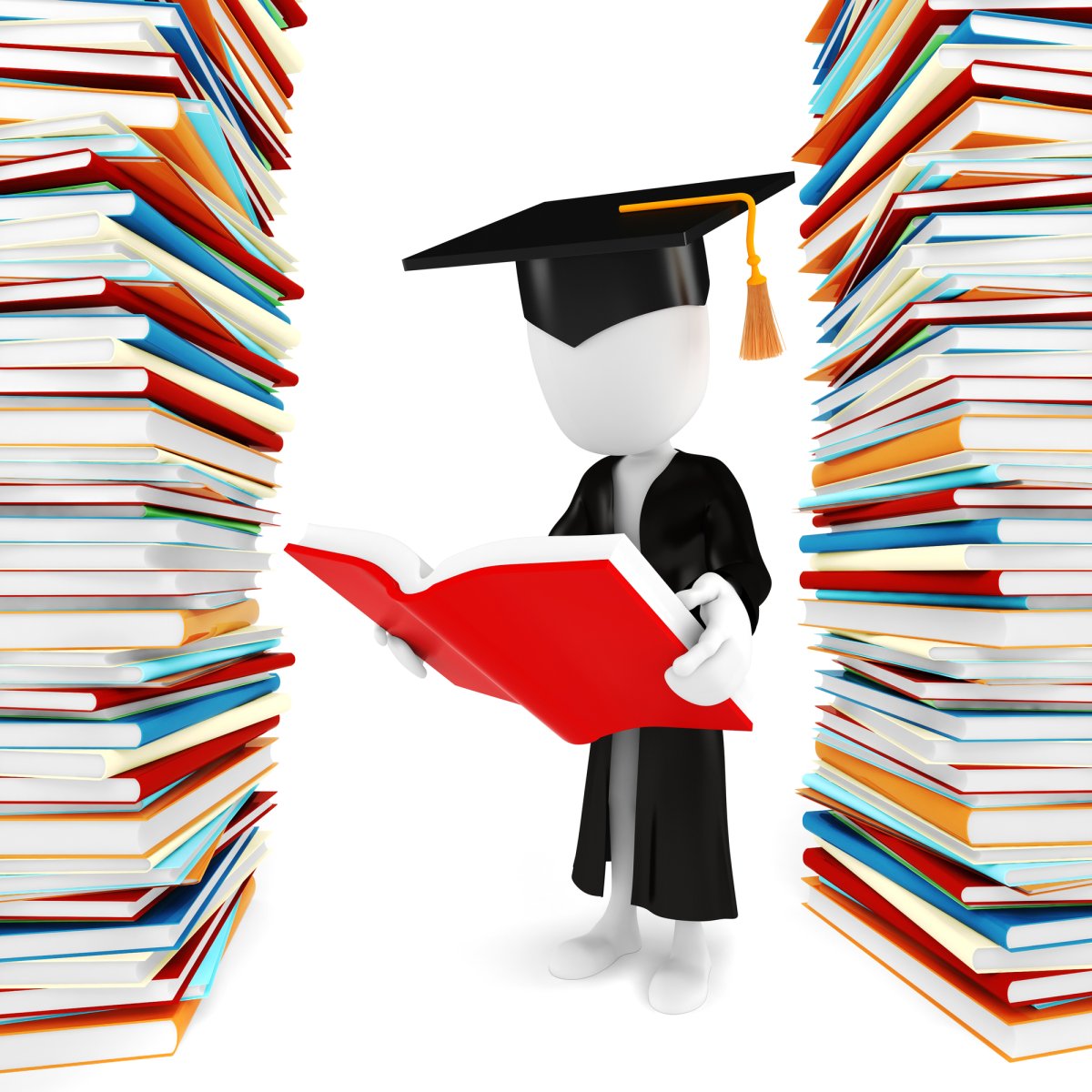 Человечек с книгой