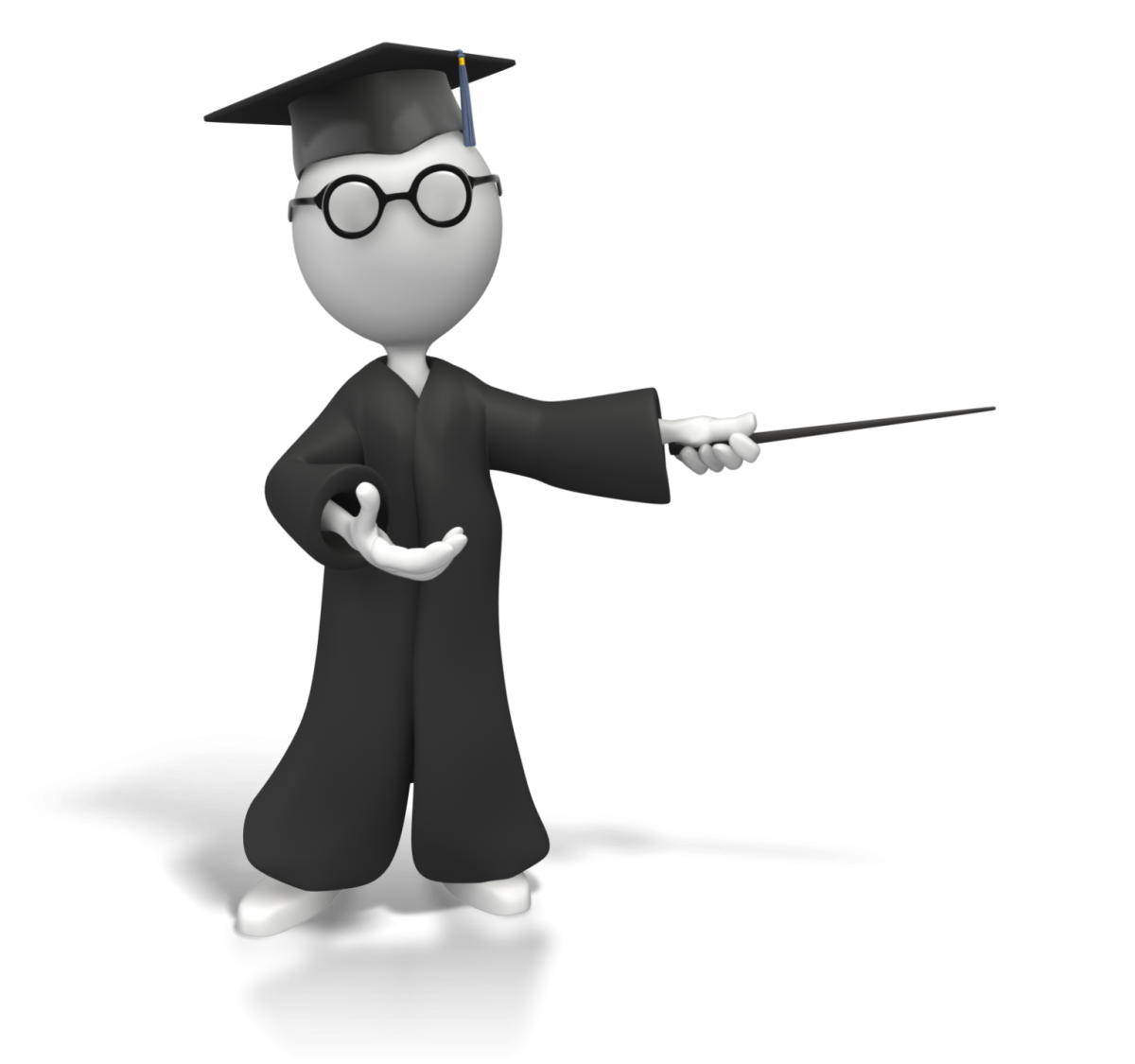 Человечек с указкой