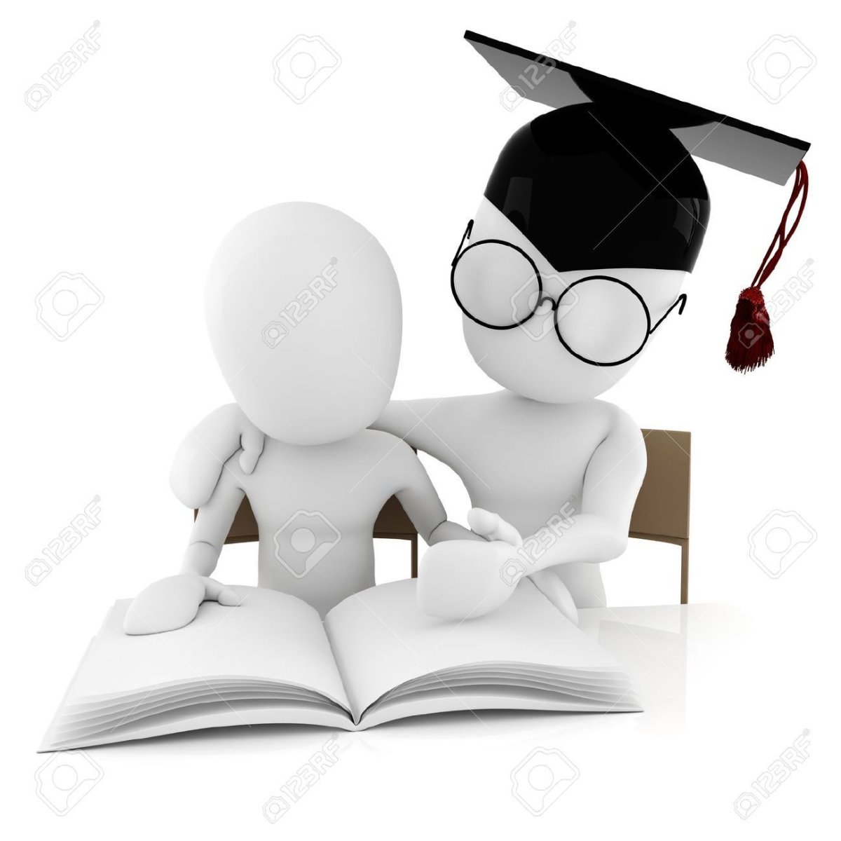 Человечек с умным видом