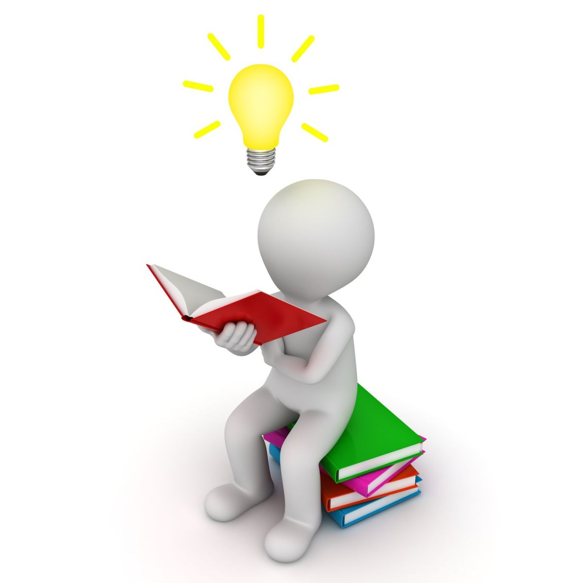 Человечек с книжкой