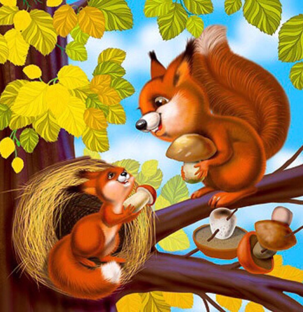 Осенние фоны для скрапбукинга