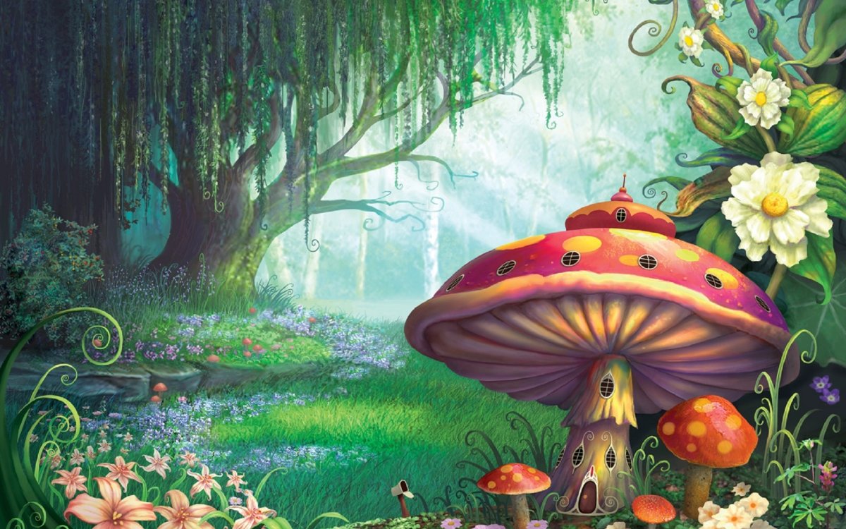 Сказочные грибы