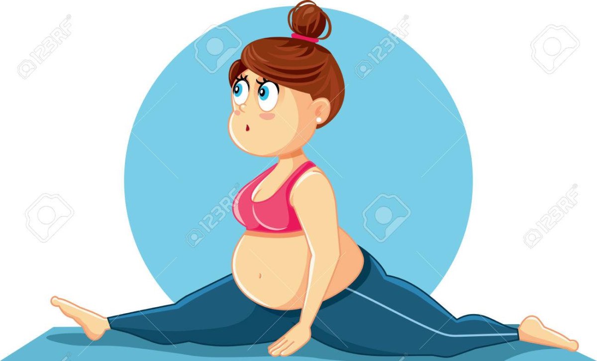 Векторный персонаж йога