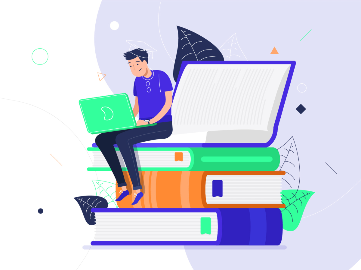 Студент иллюстрация