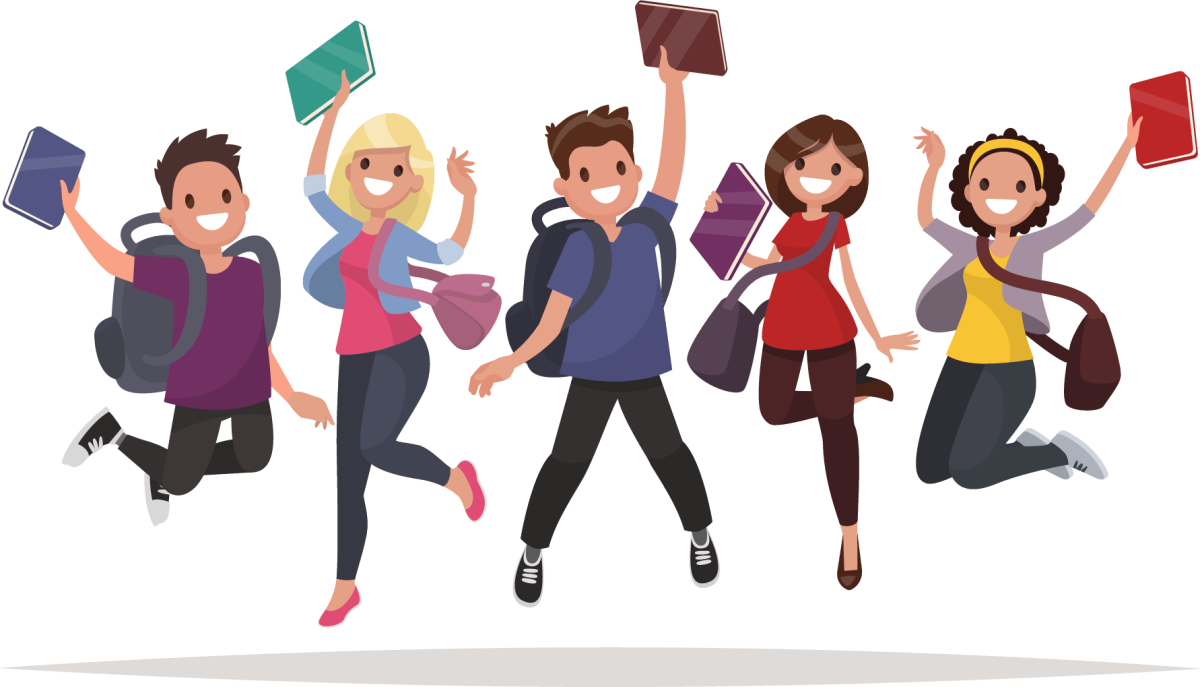 Студент мультяшный