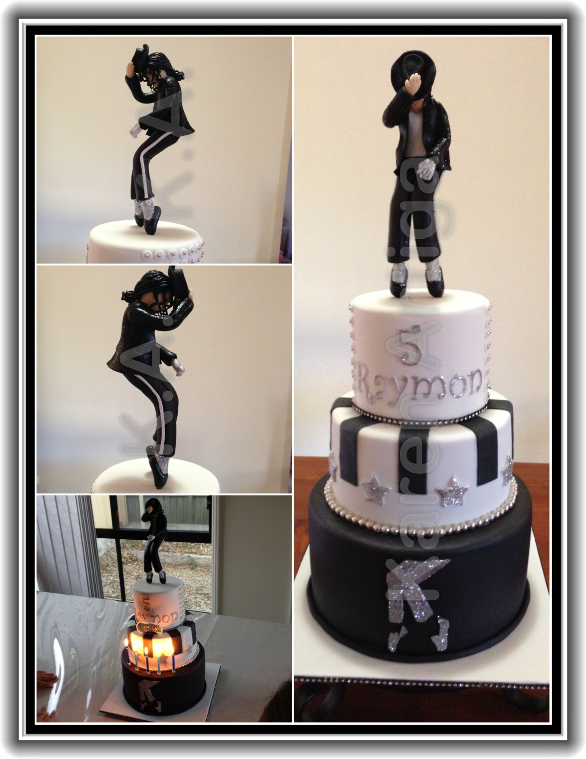 Торт с Майклом Джексоном для девочки