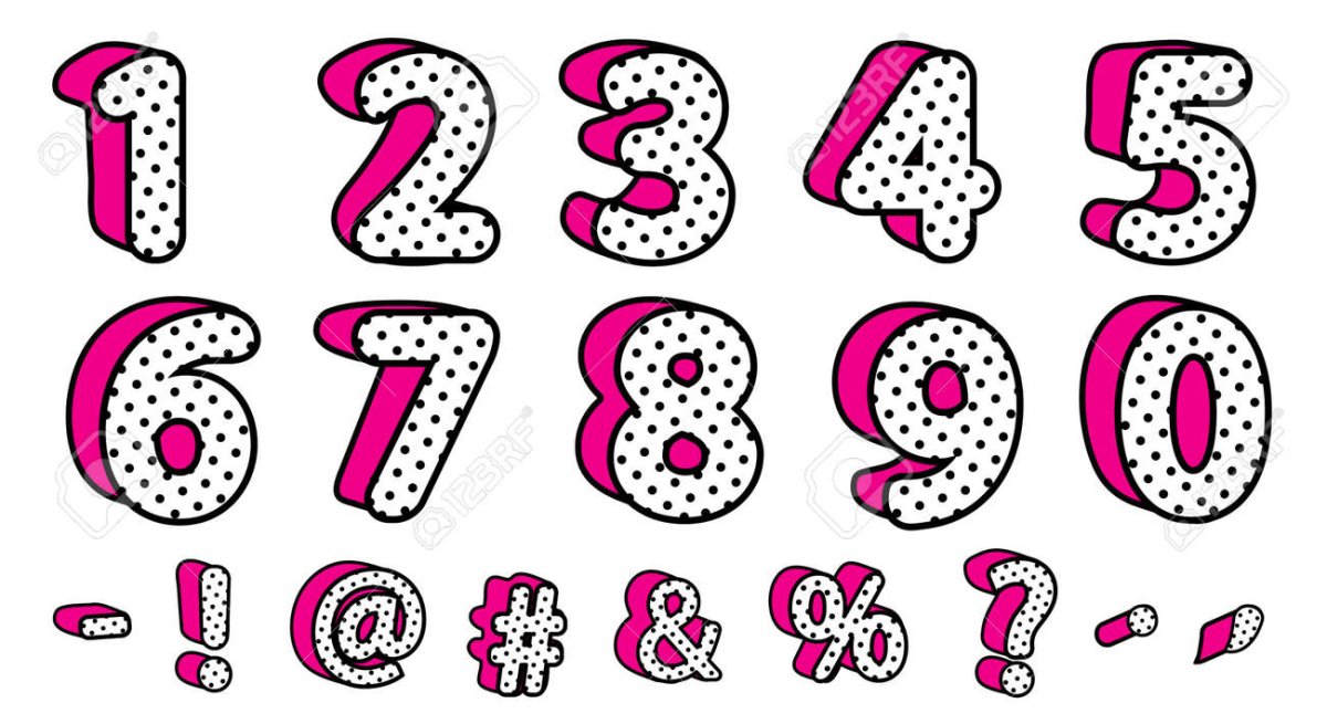 Цифра 5 в стиле ЛОЛ