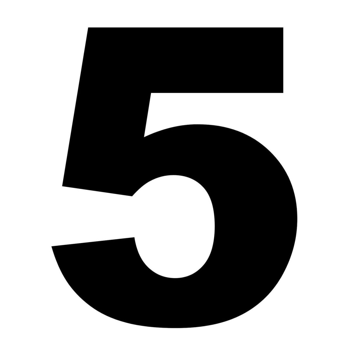 Цифры большие на печать