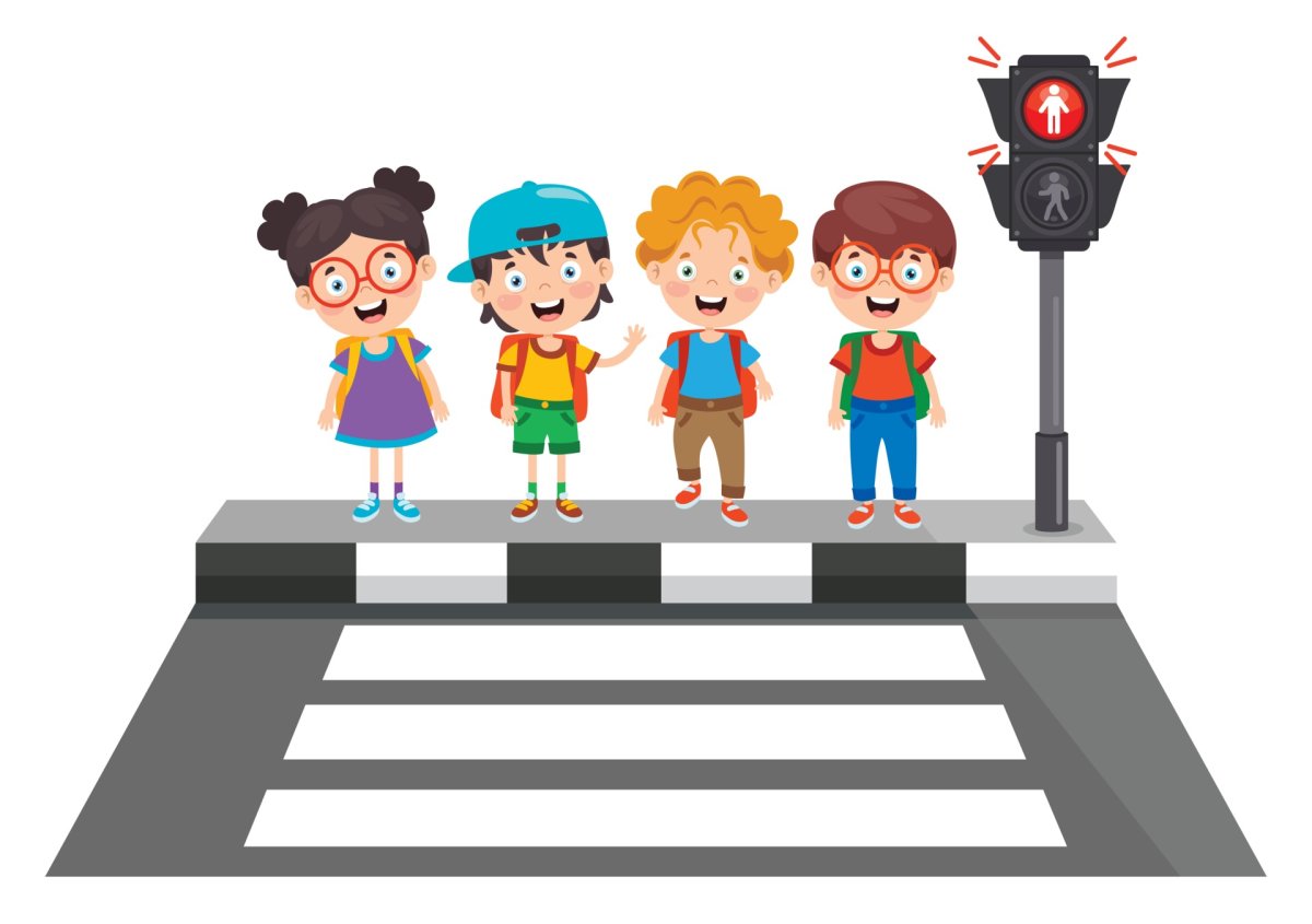 Клипарт дети пешеходы