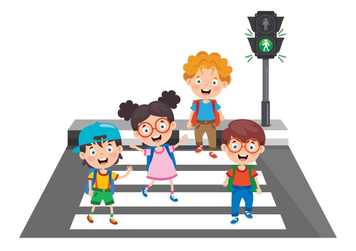 Умный пешеход рисунок