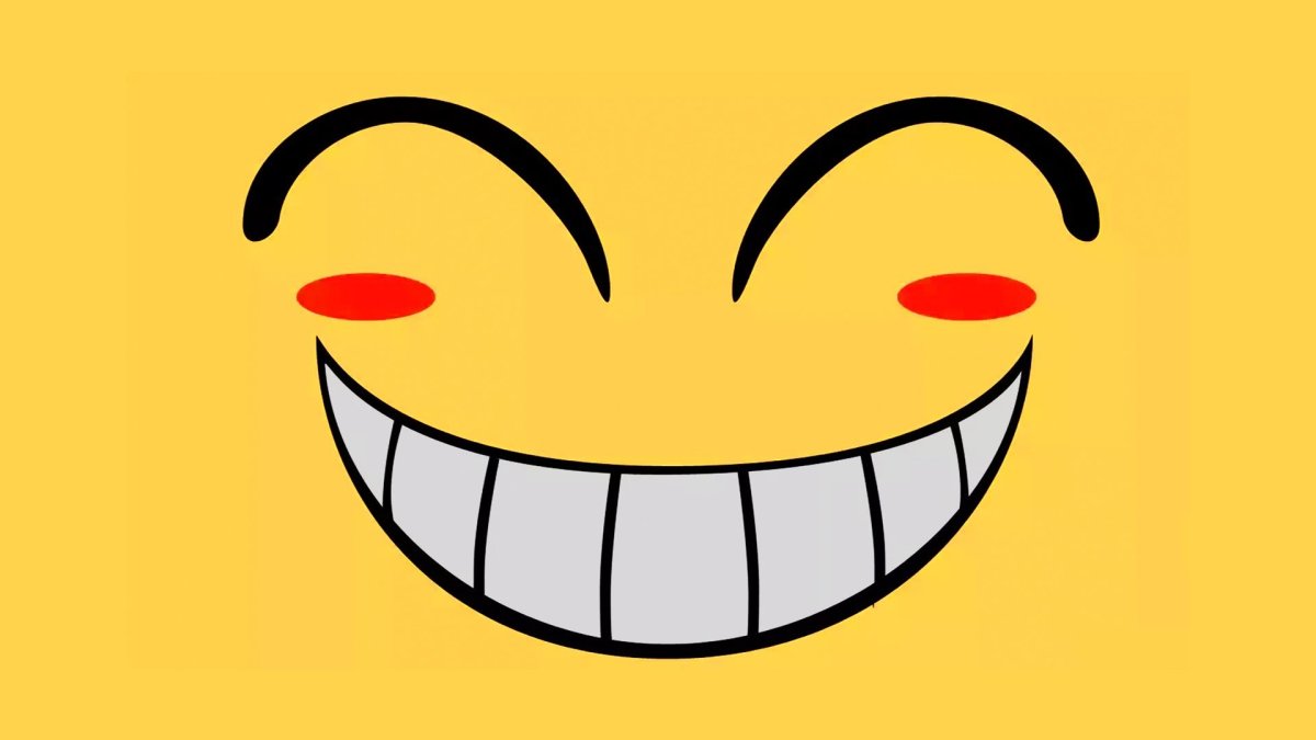 Улыбка нарисованная