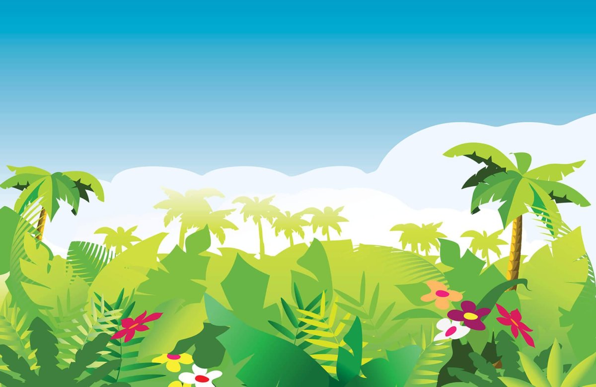 Джунгли мультяшные