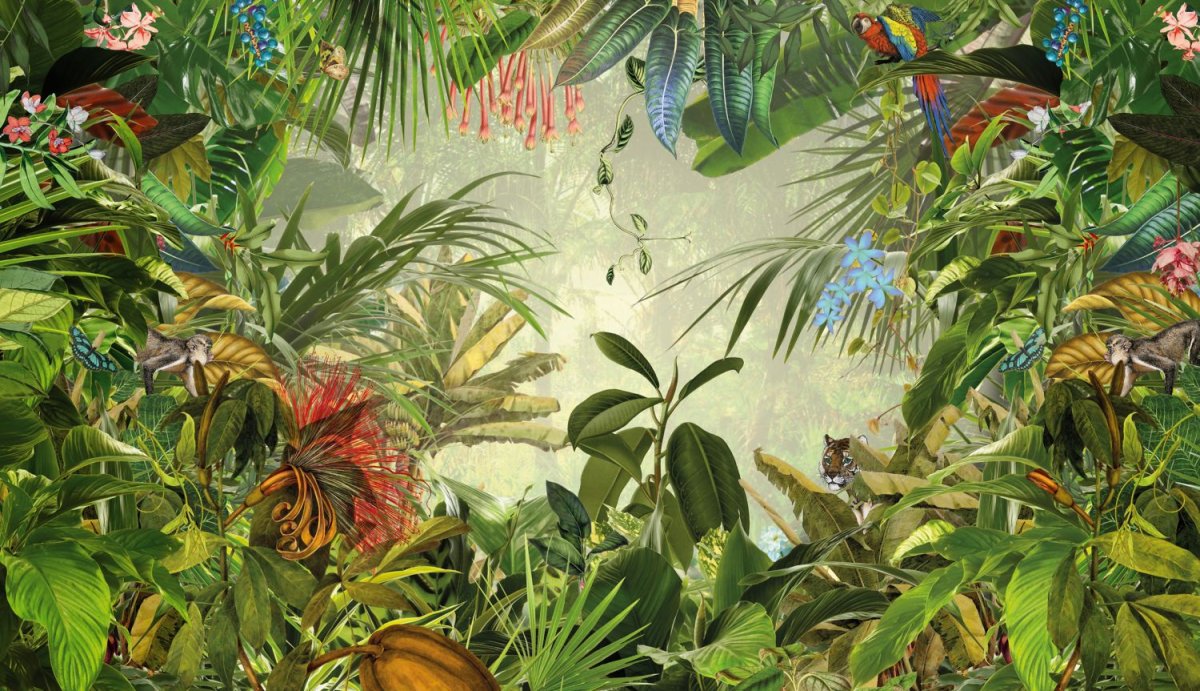 Фреска джунгли Komar