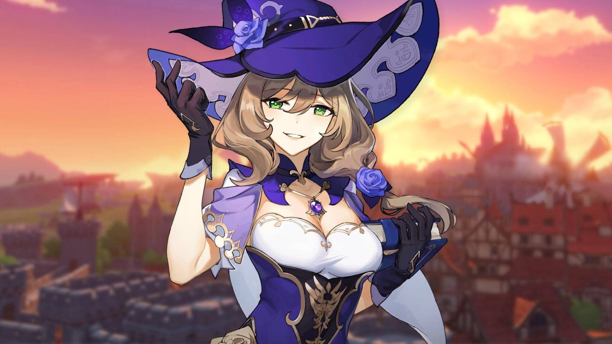 Геншин Импакт Лиза арт