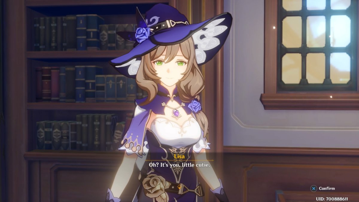 Библиотека Лизы Геншин Импакт