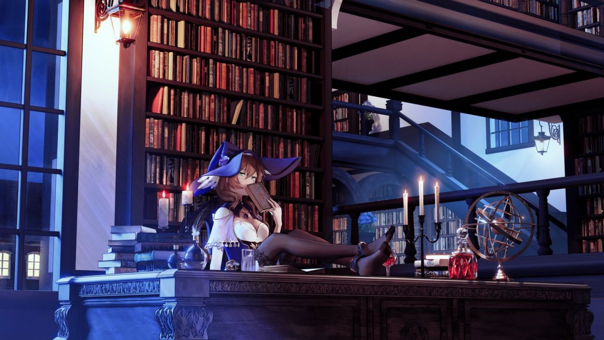 Геншин библиотекарь Лиза