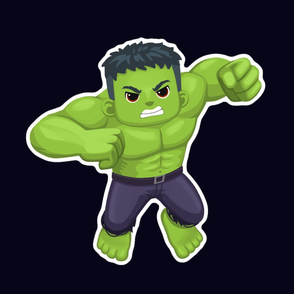 Халк кричит