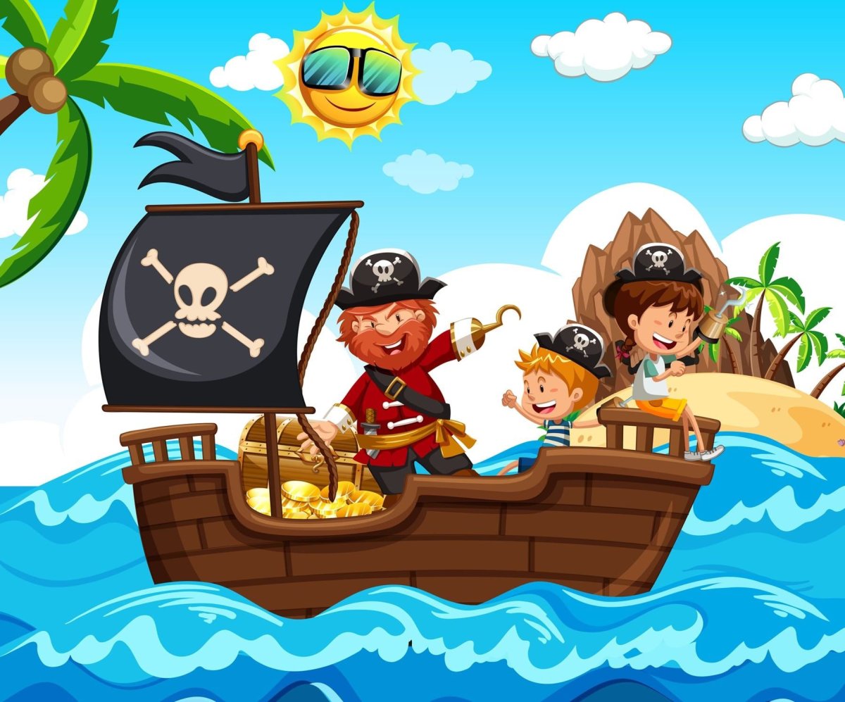 Пиратский остров корабль для детей