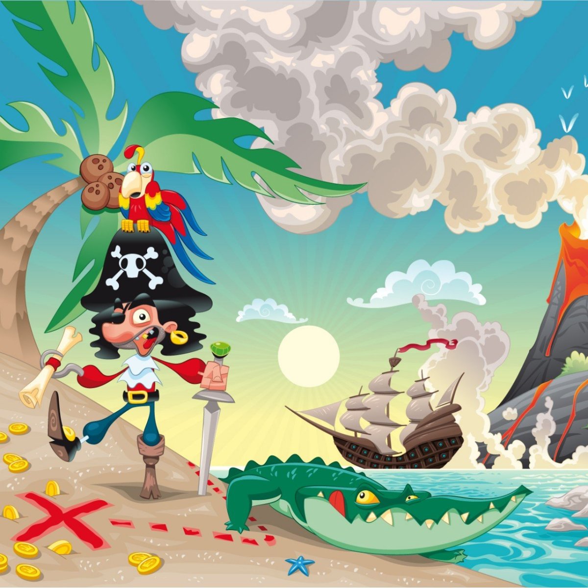 Пиратская тематика для детей