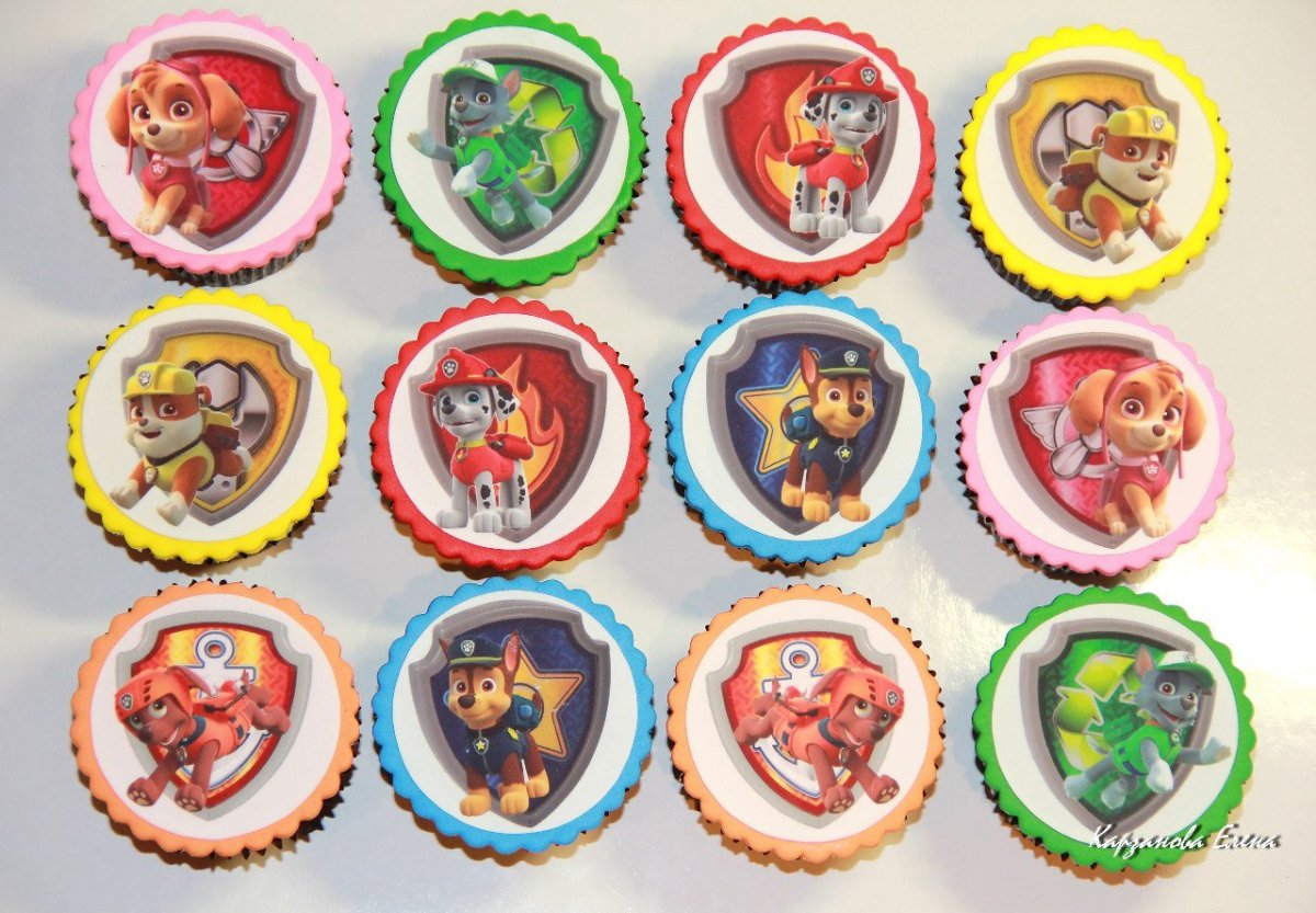 Капкейки Щенячий патруль